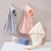 Serviette Turban Séchage Rapide Personnalisable avec Logo – Ultra Absorbante pour Cheveux, Idéale Douche et Bain