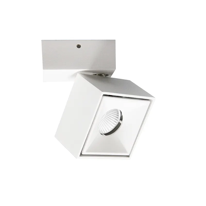Surface Mounted Ceiling Rotating CCT Changeable Anti Glare LED Spotlight Cob LED Spot Light For Showcase