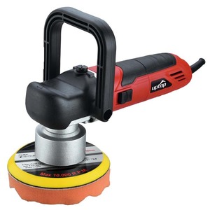 Pulidora de doble acción Uptop de 10000 rpm, máquina pulidora de autos roja, pulidora excéntrica de 9 mm para encerado y detallado. - Product Image 1