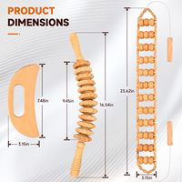 Ensemble d'outils de massage en bois 3-en-1 comprenant une planche Gua Sha et un outil de sculpture, soulage les douleurs musculaires après l'entraînement