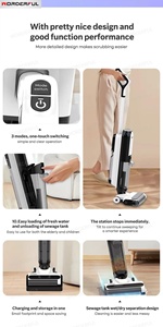 Nouvelle conception, nouvelle technologie, <span class=keywords><strong>aspirateur</strong></span> sans fil 3-en-1, aspiration puissante, nettoyage à sec et humide, auto-nettoyant, entretien des tapis - Product Image 2