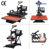 Presse à chaud Millantech Combo 5 en 1, machine de transfert thermique par sublimation pour vêtements, tasses, plaques, presse à chaud 5 en 1