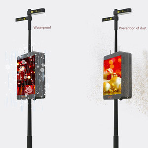 P6 Màn hình LED hiển thị trên không thấm nước ánh sáng đường phố cực quảng cáo ngoài trời với 6 mét Pixel pitch Áp phích kỹ thuật số chức năng và SDK - Product Image 2