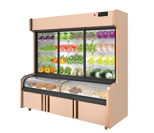 Equipo de Refrigeración de Doble Temperatura para Restaurantes Comerciales YINZHENG, Refrigerador Exhibidor de Frutas y <span class=keywords><strong>Verduras</strong></span> con Estantes - Product Image 1