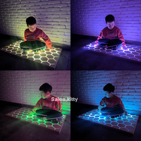 Panel de Luz LED con Forma de Panal de Abeja para Terapia Sensorial Táctil para Autismo, con Cambio de Color, Equipo para Sala Sensorial