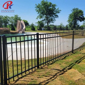 Vente flash - Installation facile - Panneaux de clôture en acier galvanisé avec revêtement en poudre personnalisé - Clôture de sécurité pour piscine avec portail - Product Image 2