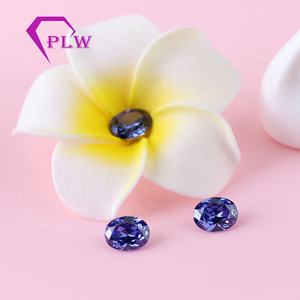 Güzellik güzel 7*9mm oval şekil mavi renk <span class=keywords><strong>tanzanit</strong></span> taş takı için dekoratif - Product Image 6