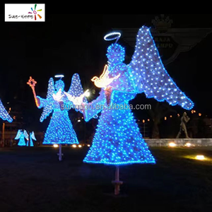 Vente de décorations de Noël d'extérieur, lumières de Noël d'extérieur, LED imperméables, anges lumineux - Product Image 2