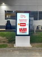 Affichage numérique extérieur MWE 4K 5000 nits, système d'exploitation Android, écran LCD sur pied, kiosque, totem publicitaire