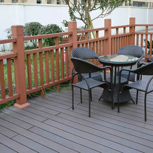 <span class=keywords><strong>Balustrade</strong></span> en composite <span class=keywords><strong>PVC</strong></span> facile à installer, anti-termite, résistante aux intempéries, imperméable, anti-décoloration, pour escaliers et villas - Product Image 3