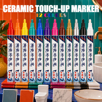 Marqueur de retouche céramique 12 couleurs pour carrelage, baignoire, évier, stylo de réparation de rayures en porcelaine – Vente en gros