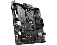 Motherboard Gaming rekondisi MS1 B360M MORTAR tanpa kotak asli 4xDDR4 DIMM LGA 1151 mendukung prosesor I7/i5/i3
