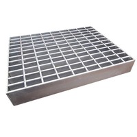 Grille en acier Q235 galvanisé à chaud pour plateforme industrielle, grille robuste anti-corrosion pour appartements et parcs