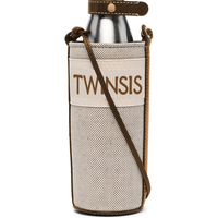 Porte-bouteille en cuir, pour l'eau, 1 pièce, à la mode