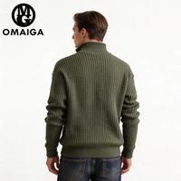 OMG Pull tricoté personnalisé tendance, anti-plis, anti-rétrécissement, respirant, séchage rapide, en laine/cachemire, coupe oversize, chaud, pour homme, collection hiver romantique
