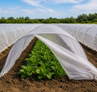 Filet anti-insectes blanc à mailles fines, respirant, pour serre, jardin potager, protection des plantes, en rouleau