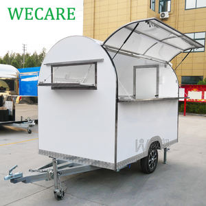 Wecare Outdoor Pequeno Móvel Hotdog Sorvete De Café Carrinho Design Rua Mini Lanche Móvel Fast <span class=keywords><strong>Food</strong></span> Carro Para Venda Preço Barato - Product Image 1