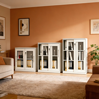 Armoire de rangement en acier multicouche anti-basculement, design stable, casier métallique durable, petite armoire de rangement pour bureau et chambre