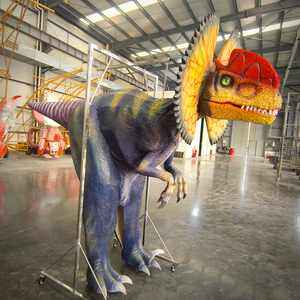Disfraz de <span class=keywords><strong>película</strong></span> de dinosaurio realista para adulto, dinosaurio Artificial, piel de goma de silicona para Ciudad, 12 meses, 4,5 m de largo - Product Image 1