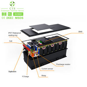 Batteria elettrica per auto LFP per batterie al litio EV 30kWh 60kWh 144V 345V 400V 100Ah 200Ah - Product Image 5