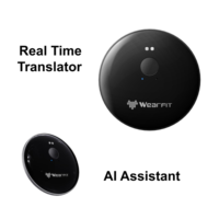 AI Mobiele Telefoon Assistent Taaloverstreekse Vergadering Realtime Draagbare Vertaalapparaat / Wi-Fi Vertaling met één klik