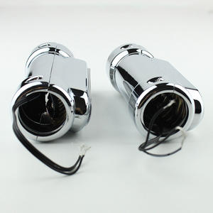 Chrome/Noir Moto Autoroute Bar Switchback Clignotant Blanc Ambre LED Pour Crash Bars pour <span class=keywords><strong>Harley</strong></span> Touring Modèles - Product Image 5