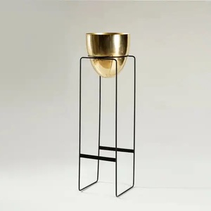 El mejor precio para maceta de metal de calidad superior con acabado en polvo para el hogar, juego de macetas para exteriores, mejora el jardín - Product Image 2