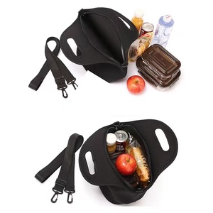กระเป๋าใส่อาหารกลางวันใช้ซ้ำได้, กระเป๋าเก็บความเย็นไว้ได้ถุงอาหารกลางวันทำจากนีโอพรีนเก็บความร้อนสำหรับปิกนิก - Product Image 2