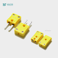 Connecteurs et prises miniatures thermocouples à broches plates mâles et femelles, fils thermocouples