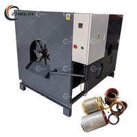 Machine automatique de recyclage de déchets de coupe de moteur électrique dissolvant d'enroulement de cuivre composants de noyau de PLC de roulement de moteur 1 an