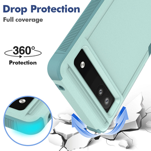 Armure antichoc cadre en Silicone liquide mat protection à 360 degrés pour Google Pixel 7 <span class=keywords><strong>coque</strong></span> de téléphone Pc + Tpu robuste - Product Image 5