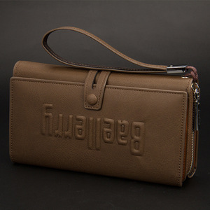 Bolso de Mano Baellerry para Hombre, de Cuero PU, Gran Capacidad, con Cierre Antirrobo, para Uso Diario - Product Image 4