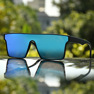 Lunettes de sport polarisées à verres miroir, monture intégrale, protection UV, multifonctionnelles 2024 - Product Image 1