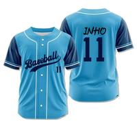 Maillot de baseball personnalisé INHO Design en gros, usine OEM professionnelle, sublimation polyester pour jeunes et adultes