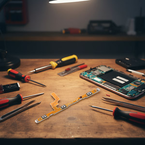 Câbles flexibles de remplacement pour téléphones mobiles Galaxy A30, A30s, A40, A50, A70 – Conception en barre pour boutons d'alimentation et de volume - Product Image 3