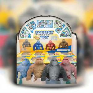 Toysrunner Juguete Sensorial de Látex Splat Monkey, Juguete Antiestrés Elástico y Blandito de Gorila para Niños - Product Image 3