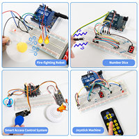 Keyestudio-Kit de aprendizaje y vida inteligente con placa de mínimos para Arduino UNOR4 original