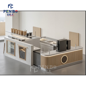 DDP Service Stylish Wooden Coffee Tables That Are Indoors Table for Coffee Bar Multi Purpose Dessert Kiosk <b>counter</b> - Product Image 4