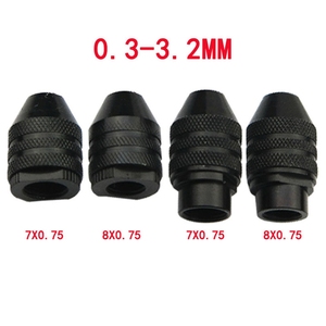 Portabrocas múltiple sin llave para herramientas rotativas <span class=keywords><strong>Dremel</strong></span>, convertidor de adaptador de brocas sin llave, Mini mandril Universal de 0,3-3,2mm, 4 tipos - Product Image 2