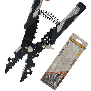 KAILUN 25-in-1 Multi-Functional Steel <b>Wire</b> Stripper Cutter Labour-Saving <b>Wire</b> Stripping Pliers Black <b>Soft</b> Grip Handles 1 Year - Product Image 4