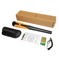 Detektor Logam Portabel Bentuk Batang Bulat dengan Lampu LED, Alarm Suara dan Getaran untuk Hadiah, Aktivitas Luar Ruangan, Pantai, dan Pencarian Relikui Logam