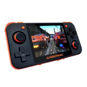 Consola de Videojuegos Retro RG350, Reproductor de Juegos Portátil de 16 GB, Pantalla IPS de 3.5 Pulgadas, Salida de TV, Recargable - Product Image 1