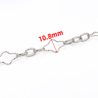 304 Anti ternissement en acier inoxydable à motifs mixte lien chaîne Punk Style bijoux à bricoler soi-même rouleau pour collier bijoux résultats composants