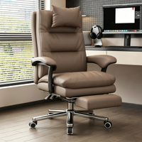 Chaise de bureau pivotante moderne, réglable en hauteur, ergonomique, pour bureau à domicile