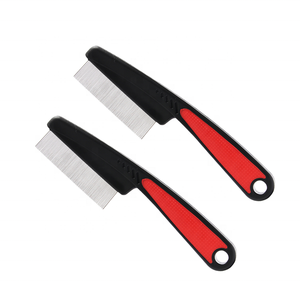 Peine de pulgas, peine de pelo de mascota de dientes finos, peine de aseo de Metal profesional para perros/gatos/mascotas pequeñas - Product Image 5