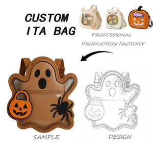 Borsa <span class=keywords><strong>Ita</strong></span> Personalizzata a Forma di Cartone Animato, Design Fai-da-Te, Borsa <span class=keywords><strong>Ita</strong></span> Trasparente con Inserti per Stampa e Spille - Product Image 1