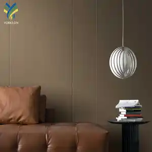 JAZZ BALLET moderner PVC-Stoff gestützt texturiert braun beige Tapete Haus Hotelzimmer Projekt Dekor Wandpapier Wandverkleidungen