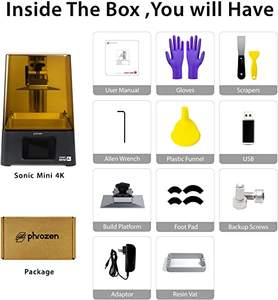 Phrozen-impresora 3D de resina <span class=keywords><strong>4K</strong></span>, <span class=keywords><strong>Mini</strong></span> impresora 3D de 134x75x130mm, luz UV, Mono <span class=keywords><strong>4k</strong></span>, LCD, venta al por mayor - Product Image 5