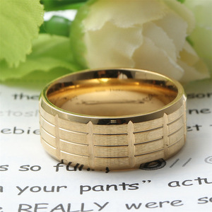 Titanium Steel Geometric <b>Ring</b> <b>Silver</b> Unisex Fashion Jewelry Gift - Product Image 2