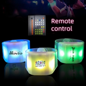 Pulsera remota con cambio de color LED emisor de luz Pulsera de control de campo inalámbrico remoto control numérico <span class=keywords><strong>DMX</strong></span> debe anillo de mano - Product Image 1